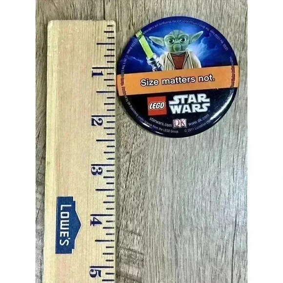 Star Wars Pin -Obi Wan Kenobi General Grevious LEGO Yoda Read Book Fair Lot 3 - Picture 4 of 6